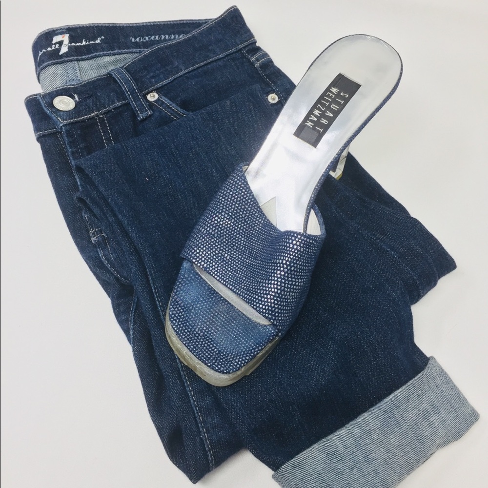 7 For All Mankind Roxanne Skinny Jeans Size 26